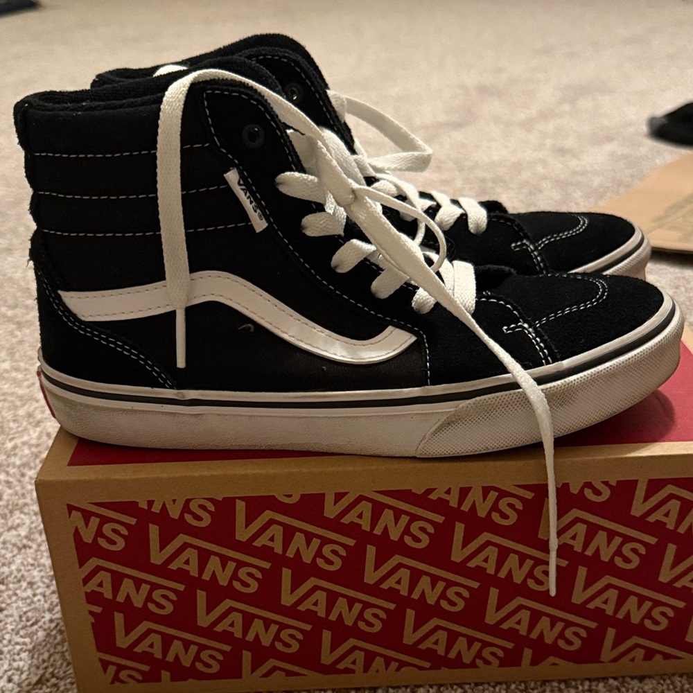 Vans Classic Black and White High-Tops